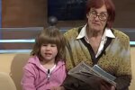 Валентина Подвербная с дочкой, кадр из видео