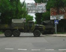 Урал бойовиків протаранив цивільне авто - загинув водій