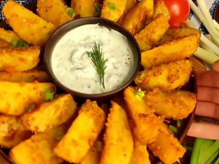 Хрустящий картофель по-крестьянски: фото скрин рецепта