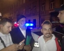 Председатель еврейской общины напал на полицейских во Львове (фото)