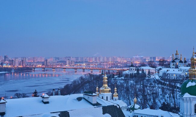 Зима в Києві. Фото: Точка.net