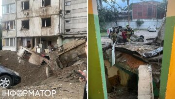 Дев'ятиповерхівку на Виноградарі не розселили після удару РФ: люди сплять у наметах