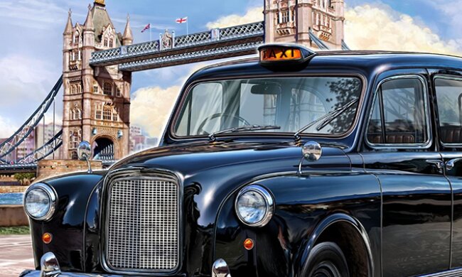 Скрин, видео YouTube такси Лондона