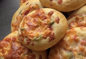 Школьная пицца: фото скрин рецепта