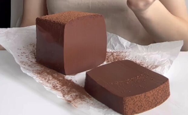 Шоколадный десерт, скриншот из видео