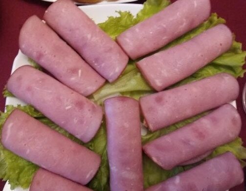 Рулетики з шинки з сиром