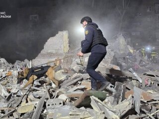 ракетная атака на Киев 24.04.2025