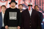 Усик и Чесора, фото: Matchroom Boxing via Twitter