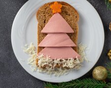 Ялинка з ковбаси, скріншот з відео