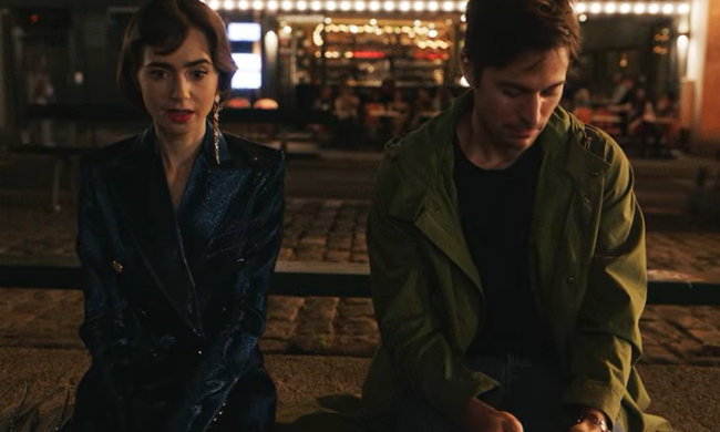 Габриель и Эмили, кадр из сериала "Эмили в Париже"
