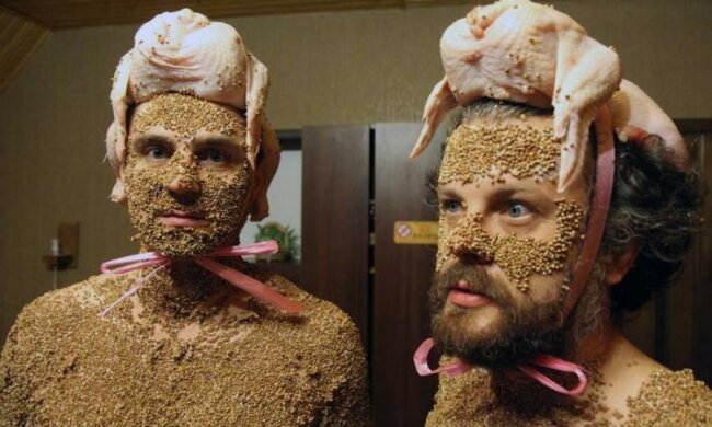 Голі музиканти осквернили Палац Потоцьких