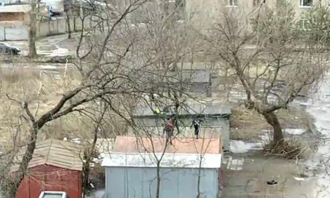У Харкові малолітні руфери влаштували небезпечні "скачки" по гаражах: "Шиї зламати закортіло?"
