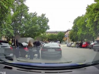 Патрульная полиция Запорожья оштрафовала водителя BMW за дрифт
