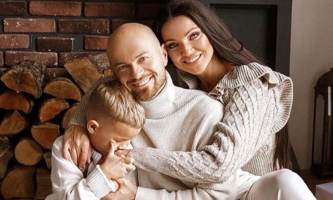 Влад Яма з дружиною і сином, фото з Instagram