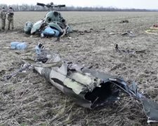 Опубліковані свіжі кадри з місця катастрофи Мі-2 під Краматорськом
