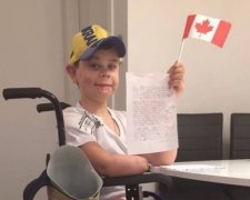 Искалеченный на Донбассе мальчик трогательно поблагодарил премьера Канады