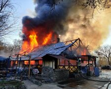 Спалахнуло, як картковий будиночок - у київському Гідропарку зачинене на карантин кафе перетворилося на попіл