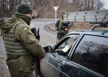 Блокпост в Украине, фото из открытых источников