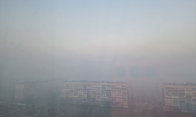 Смог і гар у Києві