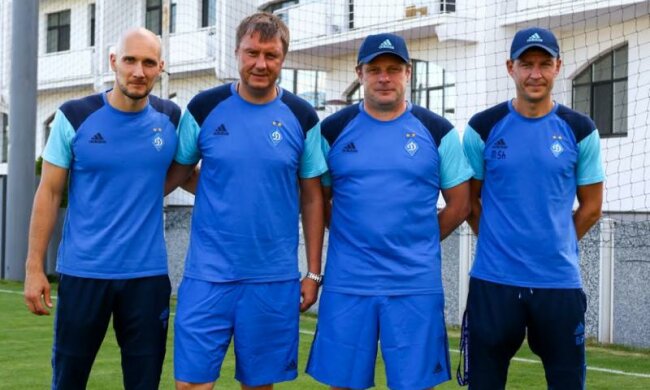 Динамо провело перше тренування з новим тренером