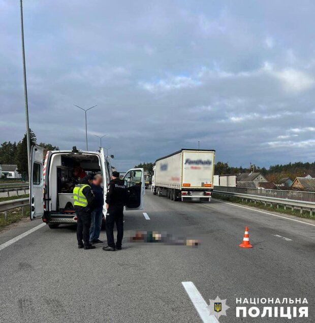 ДТП на Житомирской трассе, фото: Нацполиция