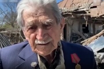 Окупанти розбомбили будинок ветерана, скріншот з відео