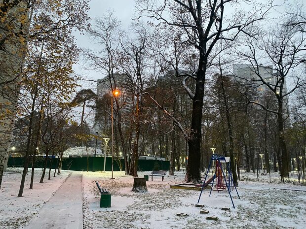 Сніг у Києві, фото: Знай.ua