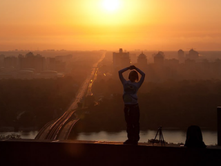 Світанок, Київ, фото із соцмереж