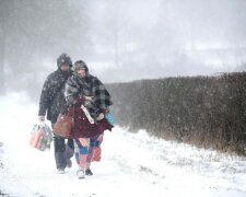 Снігопад паралізував Європу, фото Слово і діло