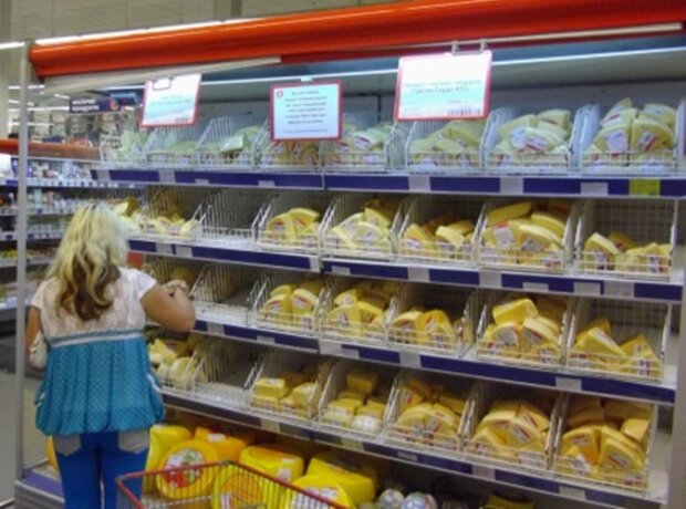 Сир у супермаркеті, скріншот
