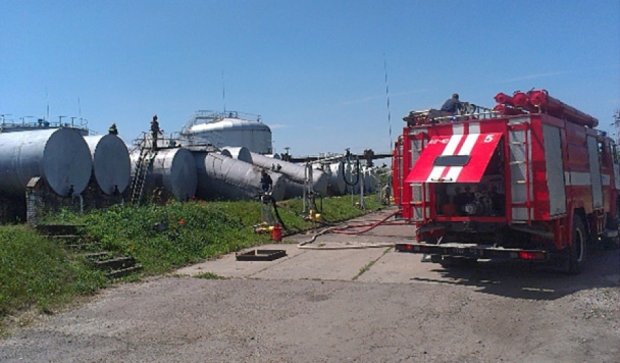 В Ровенской области произошел взрыв на нефтебазе WOG