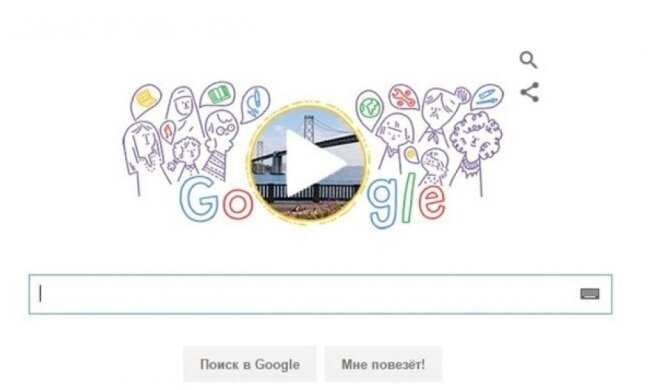 Doodle від Google в честь 8 березня (відео)
