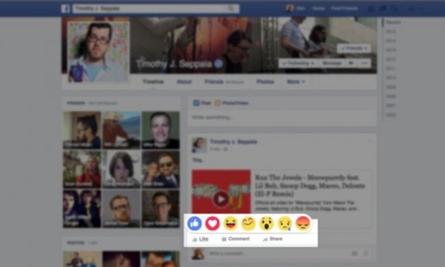 Facebook додасть емоції до звичних "лайків"