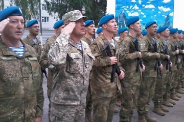 Житомирских военных поздравили с Днем независимости (фото)