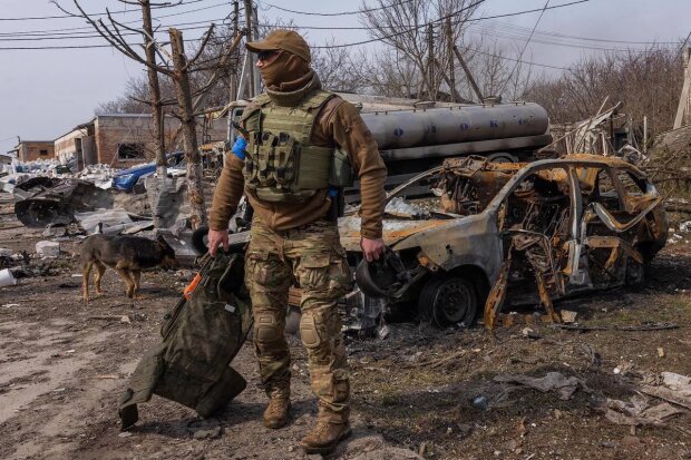 Украинский военнослужащий, фото: пресс-служба ОП