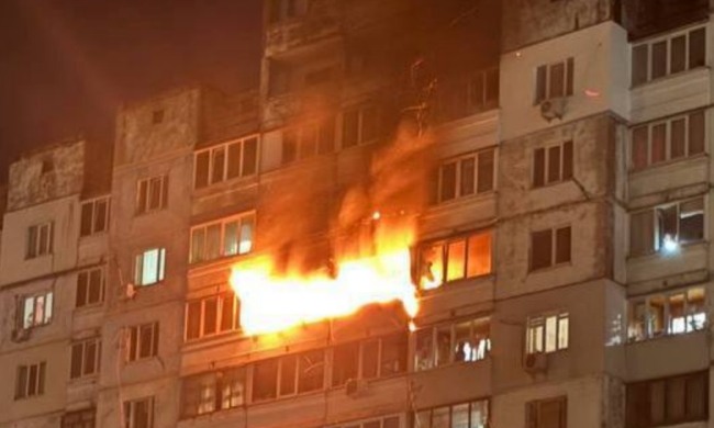 Наслідки атаки рф по Києву, Деснянський район, Троєщина, фото з соцмереж