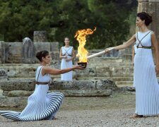 Церемония зажжения олимпийского огня, Getty Images