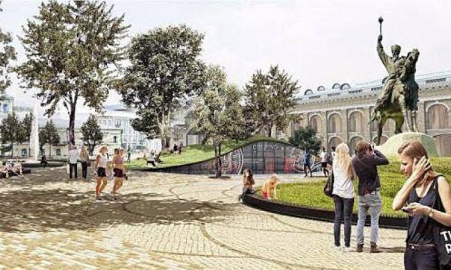 Опубликовали проект изменения Контрактовой площади (фото)