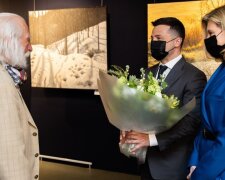 Володимир та Олена Зеленські на выставке Ивана Марчука, instagram.com/olenazelenska_official