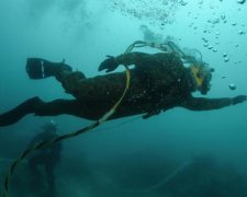 Военные водолазы похвастались полученными навыками