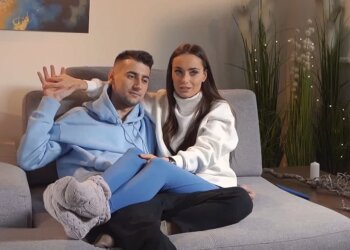Ксения Мишина и Александр Эллерт, скриншот с видео