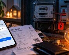 Платежка за свет и счетчик электроэнергии