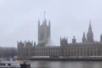 Пожежа у Вестмінстерському палаці, кадр з відео