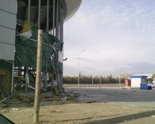 У мережі показали розстріляний автовокзал у Донецьку (фото)