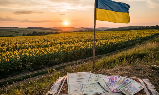 земельний пай поле пшениця українське село