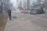 У Києві спалахнула автівка, фото: Київ Оперативний