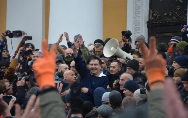 Освобожденный Саакашвили обратился к украинцам