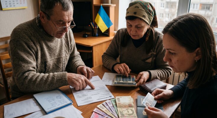субсидія комунальні платіжки гривні перевірка ПФУ