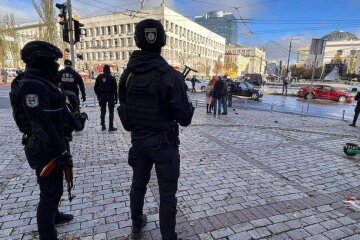 наслідки ракетного обстрілу Києва