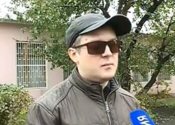 Житель Курська, скріншот з відео